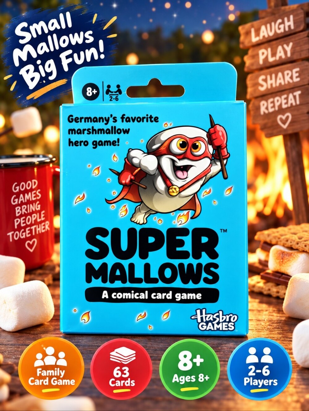 Hasbro Super Mallows Card Game